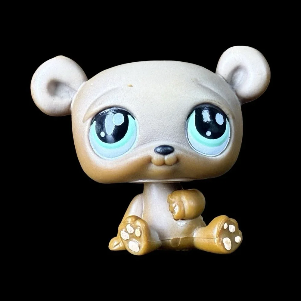 Hasbro Littlest Pet Shop LPS #1001 Bear Teal Eyes